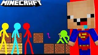 FeuerwehrDaniel REAGIERT auf COOLSTE STICK FIGHT MINECRAFT ANIMATION!