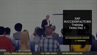 SAP SuccessFactors Training | SAP SuccessFactors Training Demo Day 1 | SAP SuccessFactors Demo