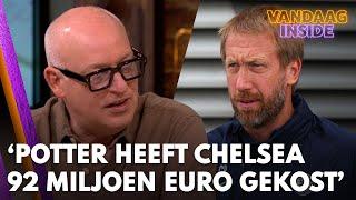 René over Ajax-target Graham Potter: 'Hij heeft Chelsea in zes maanden tijd 92 miljoen euro gekost'