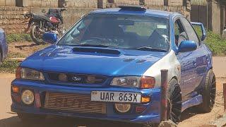 Subaru Gc8 Godspeed Type RA 125/555 V limited, Subaru Nation Uganda..Subaru convoy on highway