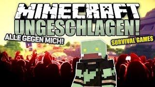 ALLE GEGEN MICH! - Minecraft UNGESCHLAGEN #71 Survival Games | ungespielt