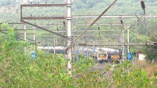 The thundering WCAM2P : Twin tone honking Deccan Express hurries towards Pune!