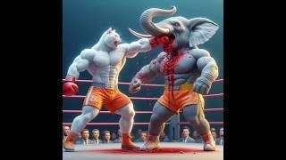 Fight with Elephant , fighting for daddy  , #cat #kitten #cute #trending #cats #cutecat #shorts 9
