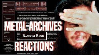 Metal Archives random band REACTION!