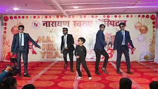 NEW YEAR PARTY DANCE IN NARAYAN SWAROOP HOSPITAL#new_year_party