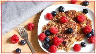 HAFERFLOCKEN PFANNKUCHEN / Oat Pancakes - 3 Zutaten - gesund, vegan, lecker & schnell