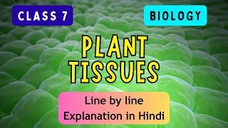 Plant Tissues | ICSE CLASS 7 BIOLOGY | Full Chapter I UNIQUE E LEARNING