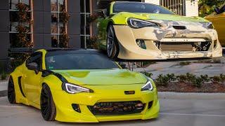 SALVAGING & WRAPPING A ROCKETBUNNY V3 BRZ FRONT BUMPER