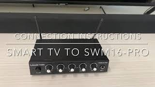 Sound Town SWM16-PRO™ Karaoke Mixer System | How to connect to a digital optical (Toslink) device.