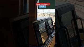 Very Loud Departure Whistle Millat Express With GEU-40