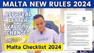 Malta New Rules for Work Visa Application & Document Checklist 2024 | Tabrez Malik