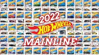 ALL HOT WHEELS 2022 Mainline Cars So Far - Sorted By Case! Toyota, Nissan, Lotus, Koenigsegg,...