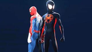 Spider-Man 2 (PS5 4K 60FPS) - Across The Spider-Verse Suit Gameplay: Free Roam & Crime Fighting