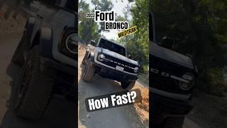 How Fast is the Ford Bronco WILDTRAK? 0-60 MPH