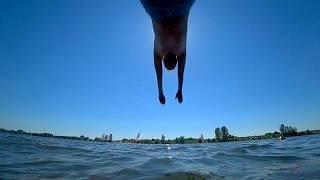 Test movie - 200 fps - slow motion - jump into the water - Sony fdr-x3000 @ 1/8x speed