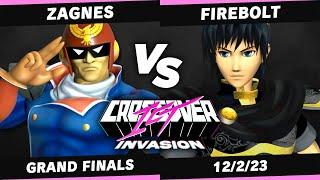 Crossover ICT #44 - Zagnes (C. Falcon) VS. Firebolt (Marth) - GRAND FINALS