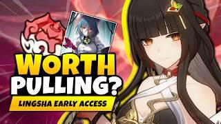 NEW BEST HEALER? Lingsha Early Access First Impressions - F2P Lingsha Showcase & Review - Star Rail