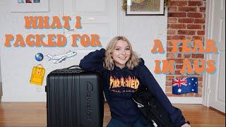 WHAT I PACKED FOR AUSTRALIA + TIPS & TRICKS (4 months to a year)