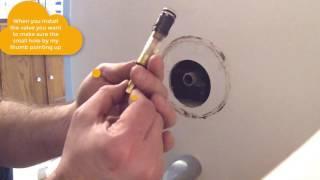 How to install Moen 1225 & 1225b Shower Cartridge.  Similar to 1222