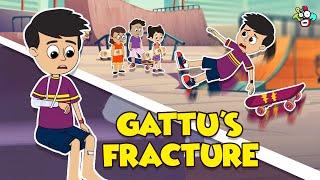 Gattu's Fracture | Skateboard Competition | Animated Story | Cartoon | Moral Stories | PunToon Kids