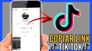 Como copiar link do Tik Tok