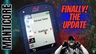 Minelab Manticore Update: Love The Red Numbers! How To Navigate The New Options.