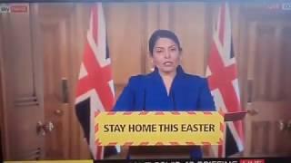 Priti Patel  "Three hundred thousand and thirty four, nine hundred and seventy four thousand tests"