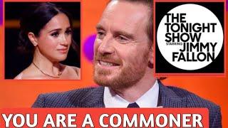 Michael Fassbender ROASTS Meghan Markle As She Demands To Be Called Royal Highness/ The Tonight Show