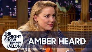 Amber Heard and Jimmy Take the Aquaman Spicy Bite Challenge