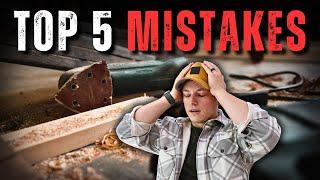 Top 5 MISTAKES While Growing A Woodworking Business