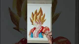 Drawing GOGETA #anime #animedrawing #goku #gokudrawing