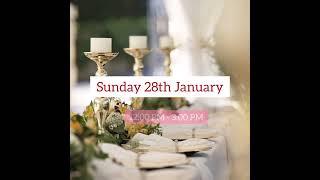 Nantwich Civic Hall The Cheshire Wedding Fair Sunday 28th January 2024  #wedding #weddinginspiration