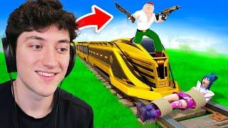 Fortnite, But Train Loot Only...