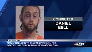 Louisville man sentenced to 15 years for drunk driving crash that killed 24-year-old