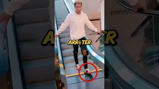 Voici comment arrêter un escalator 