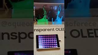 Transparent Microled screens.... 