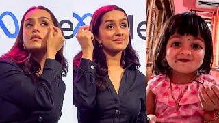 Shraddha Kapoor Recreates Viral Little Girl's Makeup Video ️ Nandhooty Reels | Meta Event