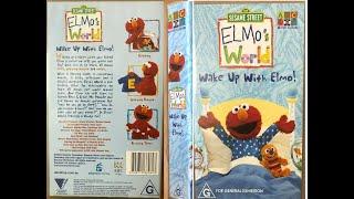 Sesame Street Elmo's World Wake Up With Elmo Australian VHS