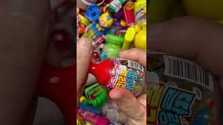 Satisfying Video | Yummy Glitter Rainbow Lollipops ASMR Unpacking - A Lot Of Lollipops