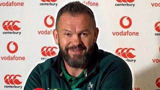 Andy Farrell pre-match press conference | Ireland v Argentina | Autumn Nations Series