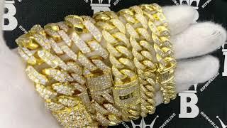 Bling Bling Chains Iced Out to the Max HIPHOPBLING Cuban Link Necklaces