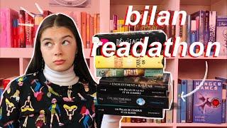 BILAN READATHON BOOKTUBE QC | update lecture de la déception | annelitterarum