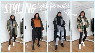 HOW TO STYLE TIGHTS FOR WINTER | 9 OUTFITS