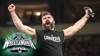 Jason Kelce and Lane Johnson help Rey Mysterio and Andrade: WrestleMania XL Saturday highlights