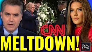 Trish Regan Calls Out CNN for LOSING It After Trump Pays Tribute to Fallen Soldiers