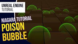 UE5 l Poison Bubble Effect l Niagara VFX Tutorial l Unreal Engine 5