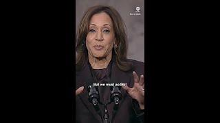 Kamala Harris says she's full of 'resolve' in concession speech