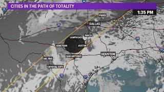 Solar eclipse forecast now looking promising for some spots in Texas