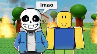 If SANS played ROBLOX (Animation)