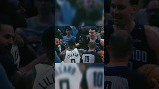 Damian Lillard and Taurean Prince heated with Franz Wagner for shoving Giannis Antetokounmpo in back